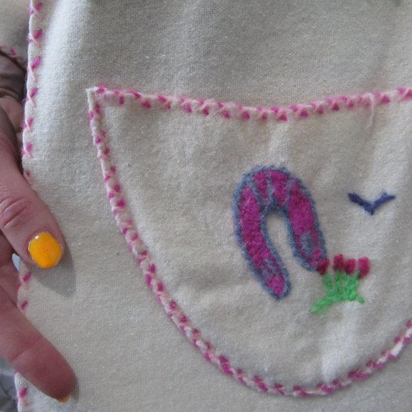 Vintage embroidered Mexican souvenir jacket 1950s - Picture 10 of 11